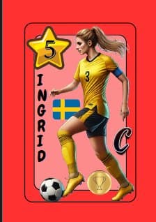 Ingrid · Delantera capitana · Suecia
